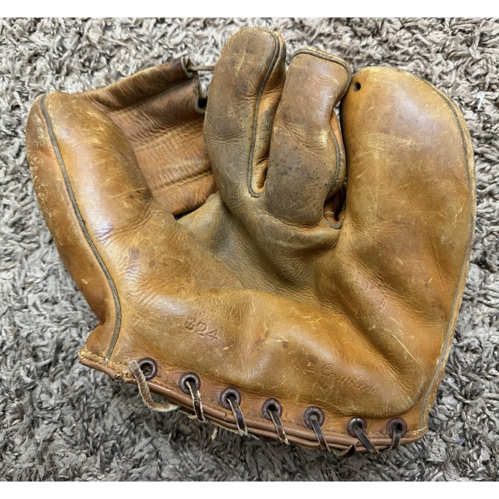 Vintage Rare 1950'S Nokona G24 Baseball Glove Mitt Cal Abrams Professional
